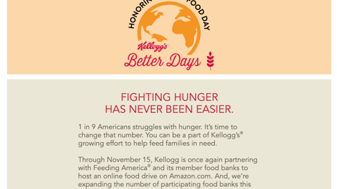 Kellogg's Better Days Email